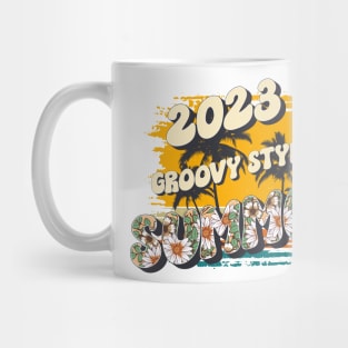 2023 groovy style summer Mug